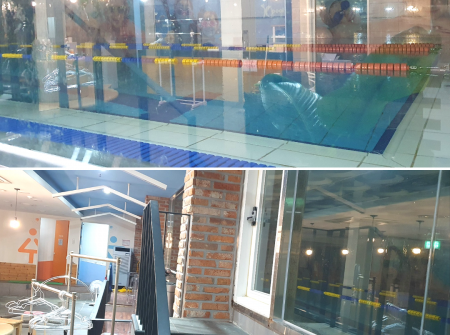 수영장 — 이온히팅시스템 설치 현장