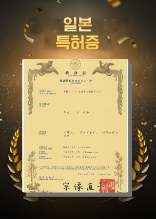 NEW ENERGY Japan Patent Certificate