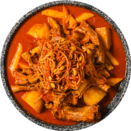 고봉당 돌판김치등갈비찜